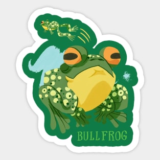 Bullfrog Sticker